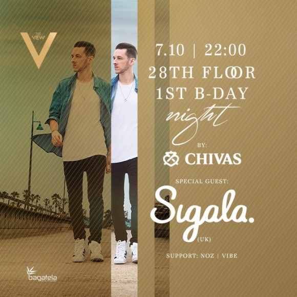 SIGALA ZAGRA W POLSCE Muzyka, LIFESTYLE - Światowa Gwiazda muzyki klubowej zagra w Polsce! Sigala, taki przydomek obrał Bruce Fiedler, to 23. letni artysta z Wielkiej Brytanii, który już w najbliższy piątek 7 października zagra na urodzinach 28 piętra klubu The View w Warszawie.