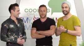 Zespół trzech tenorów - TRE VOCI podjął wyzwanie Cooking Challenge Gwiazdy, LIFESTYLE - Trzej polscy tenorzy Voytek Soko-Sokolnicki, Mikołaj Adamczak i Miłosz Gałaj, którzy tworzą zespół TRE VOCI wzięli udział w akcji Cooking Challenge, w której gotowanie łączy się ze społecznie ważnym przesłaniem.