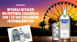 Absolut wystartował z kolejnym konkursem – wygraj bilety na Coachella Festival Muzyka, LIFESTYLE - Marka Absolut wystartowała z kolejną edycją konkurs dla miłośników muzyki i dobrej zabawy. Do wygrania wyjątkowe nagrody – podwójne bilety na Coachella Festival oraz zestawy festiwalowe. Co trzeba zrobić? To Absolutnie łatwe!