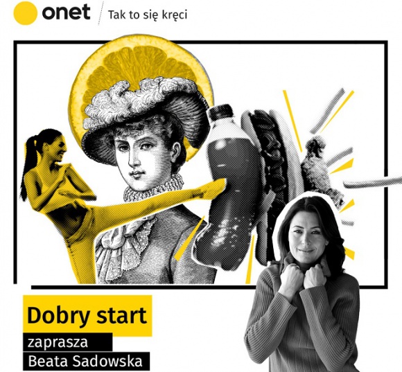 „Dobry start” nowy program Beaty Sadowskiej od 7 marca w Onecie Gwiazdy, LIFESTYLE - „Dobry start” otwiera wiosenną ramówkę Onetu i jest pierwszym programem Beaty Sadowskiej po jej powrocie do mediów. Prowadząca w nowym programie podzieli się wskazówkami na temat zdrowego trybu życia, dobrej kondycji oraz tzw. slow life.