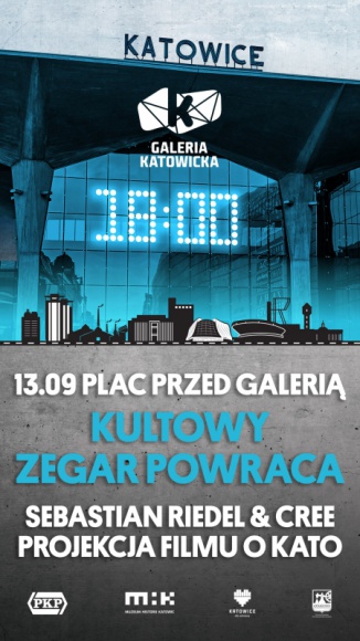 Kultowy zegar powraca. W piątek 13 będzie się działo! Muzyka, LIFESTYLE - 13 września o godzinie 18:00, na placu przed Galerią Katowicką, uroczyście zostanie odsłonięty dawny zegar dworcowy, symbol wielu emocji i spotkaniowych wzruszeń.