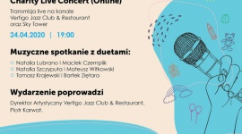 #zostańwdomu ze Sky Tower i weź udział w Vertigo Presents: Charity Live Concert Muzyka, LIFESTYLE - Sky Tower we współpracy z Vertigo Jazz Club, zaprasza na muzyczną ucztę. Koncert odbędzie się w najbliższy piątek, 24 kwietnia. Tym razem będzie on wyjątkowy, bo połączony ze wsparciem dla Fundacji Wrocławskie Hospicjum dla Dzieci. Live-transmisja rozpocznie się o godz. 19:00.