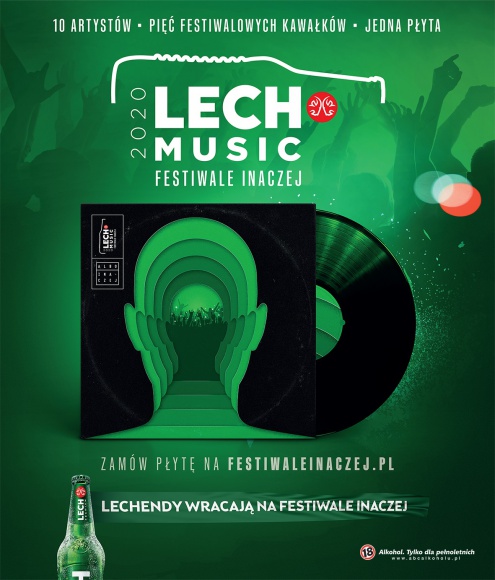 Lech Premium zapowiada projekt Lech Music Festiwale Inaczej Muzyka, LIFESTYLE - Lech Premium z myślą̨ o wszystkich festiwalowiczach, którzy tęsknią̨ za atmosferą letnich festiwali, łączy siły z Alkopoligamią odpowiedzialną za projekt Albo Inaczej i nadaje rytm tegorocznym wakacjom w ramach aktywacji Lech Music Festiwale Inaczej.